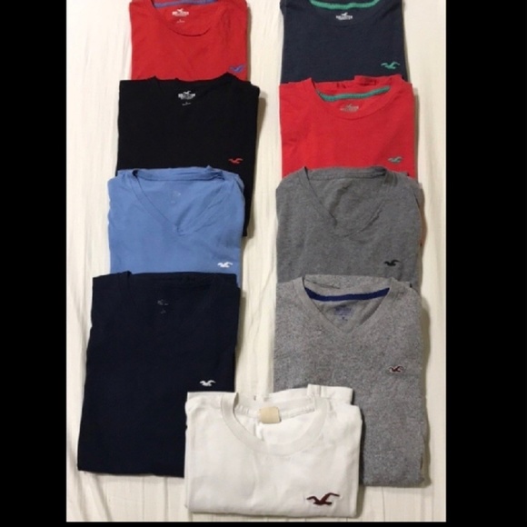 9 EUC Hollister T Shirts - Picture 1 of 1